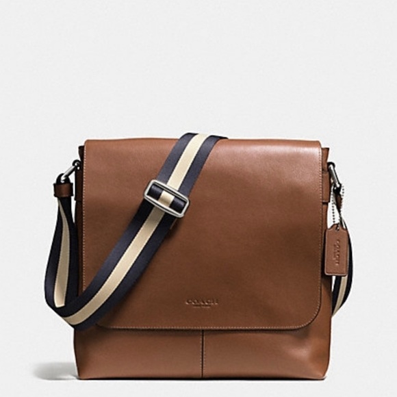 Mint Coach Charles F28575 Messenger Bag - Picture 1 of 14